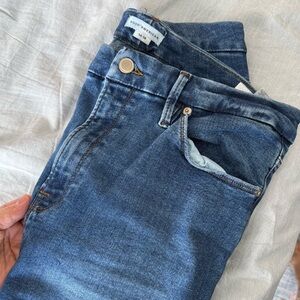Good American Jeans Always Fits Skinny Indigo Denim Womens 14 - 18